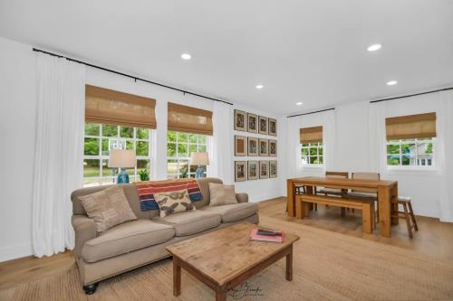 Modern Farm Home dining room in Union Pier, MI.