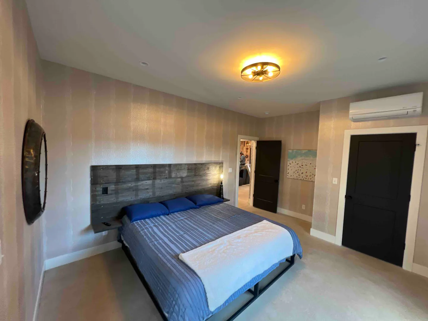 Mid-Century Modern Ranch bedroom in Union Pier, MI.