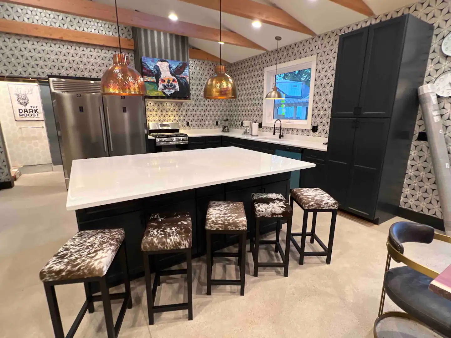 Mid-Century Modern Ranch kitchen in Union Pier, MI.